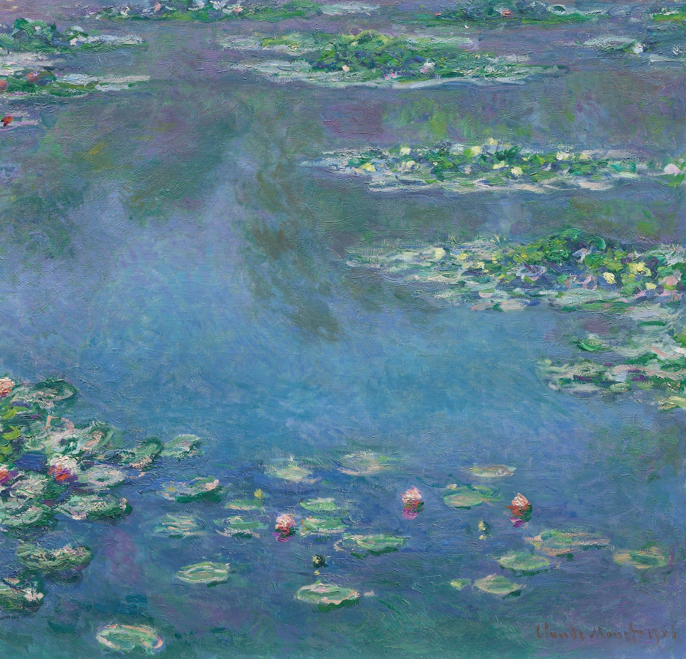 Water Lilies, after Monet